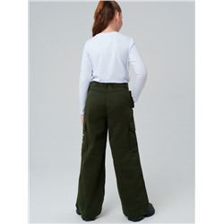 Брюки текстильные для девочек