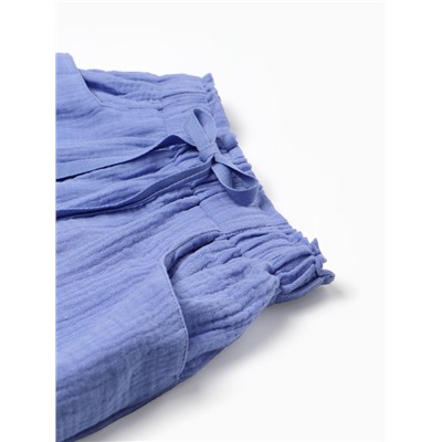 Шорты из муслина для девочек KAFTAN, рост 152 см, фиолетовые