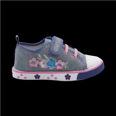 Кеды CV041-2-3 голубые