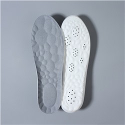 Стельки для обуви, амортизирующие, р-р RU до 42 (р-р Пр-ля до 42), 27 см, пара, серые