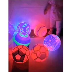 Мячик светящийся диаметром 22 см  микс