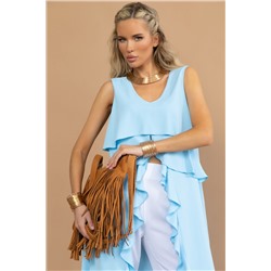 Туника Притягивай лучшее (голубой)