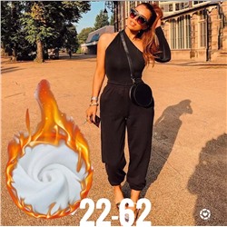 Женские штаны из трехнитки на флисе