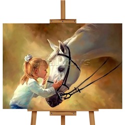 Набор для рисования "Картина по номерам 50х40 см. Искренность"