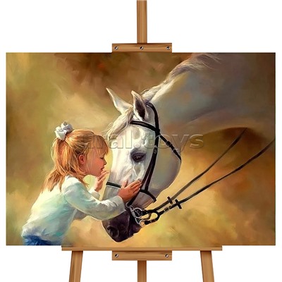 Набор для рисования "Картина по номерам 50х40 см. Искренность"