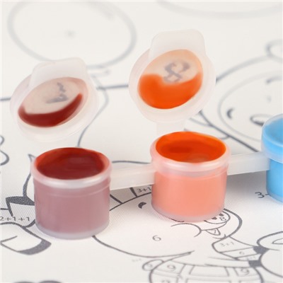 Картина по номерам для детей «Винни-пух», 20×30 см