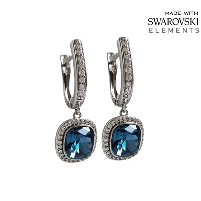 Серьги с кристаллами Swarovski