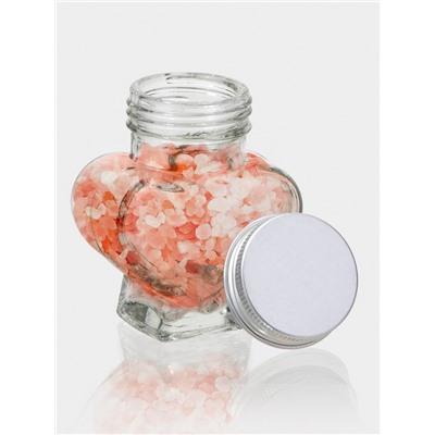 Банка стеклянная для хранения сыпучих продуктов «Сердце», 60 мл, 3,9×7,5 см, с пластиковой крышкой