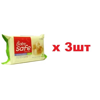 Lion Baby safe Мыло для стирки детских вещей 190г с ароматом трав 3шт
