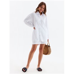 Костюм женский (рубашка, шорты) MINAKU, белый, размер 50