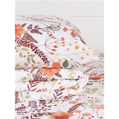 Постельное бельё евро «Этель» Summer bloom, поплин