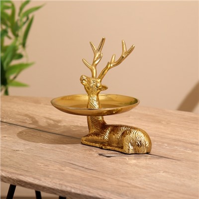 Блюдо для закусок «Олень», 20×14×19 см, алюминий