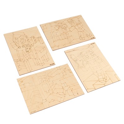 Доски для выжигания «Игровой мир»