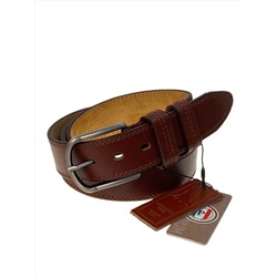 Ремень мужской из натуральной кожи, цвет коричневый