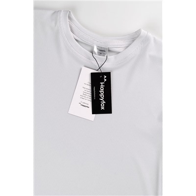 Мужская спортивная футболка в рубчик Happyfox