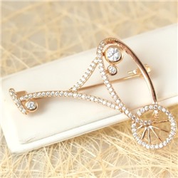 Брошь позолота H01-7520