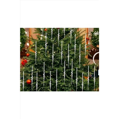 61117 Сосульки на елку прозрачные НАТАЛИ, 1205496