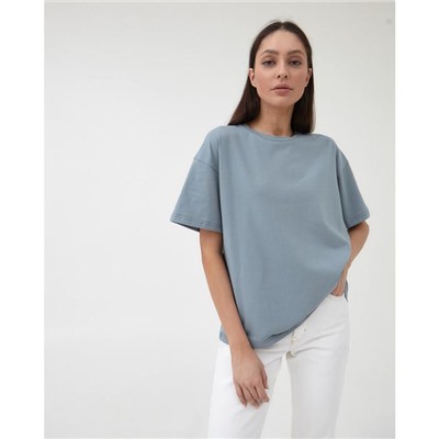 Футболка женская MIST basic, 50-52, серо-голубой