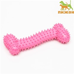 Игрушка жевательная «Большая кость», 15.5 см, розовая