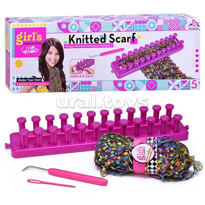 Набор творческая мастерская "Радужный шарфик" в коробке