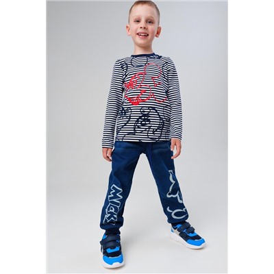 Фуфайка трикотажная для мальчиков (футболка с длинными рукавами) PLAYTODAY, 1185753