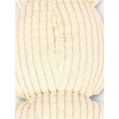 Мягкая игрушка для собак «Заяц», 26.5 с, с пищалкой, белая