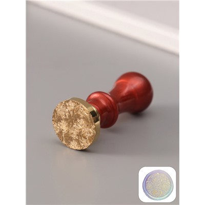 Печать для сургуча с пластиковой ручкой «Розы», 6.3×2.5×2.5 см