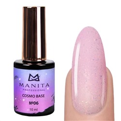 MANITA База для ногтей камуфлирующая с блестками №06 / Cosmo Base, 10 мл 23273