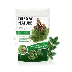 Соль для ванн Dream Nature, хвойный концентрат, 900 г