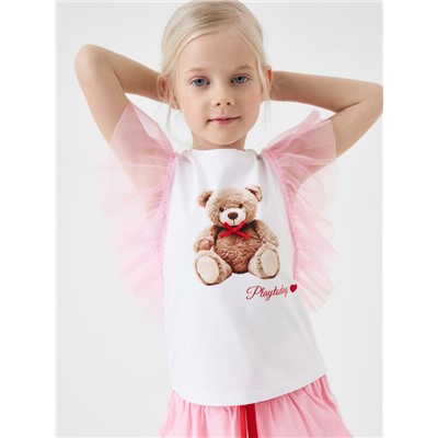 Джемпер трикотажный для девочек (футболка)