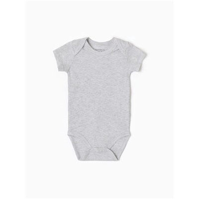 Боди Крошка Я Melange, рост 86-92, серое