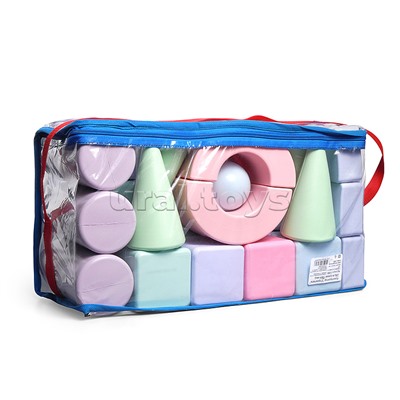 Конструктор "Строитель" 28 д. нюд. в сумке ПВХ