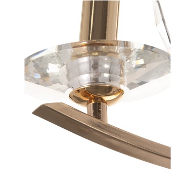 Бра настенное BayerLux «Барселона», 1хЕ14, 40 Вт, золото