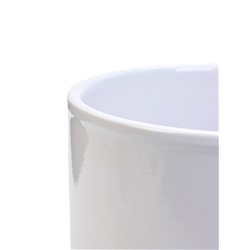 УЦЕНКА Горшок для цветов «Афродита», керамический, 1.7 л, белый