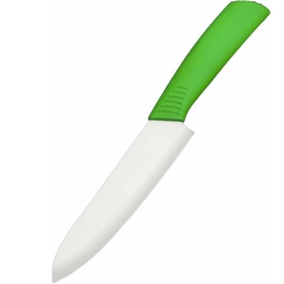 Нож керамический, кухонный, универсальный, ручка soft touch, 24см