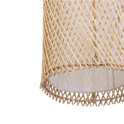 Светильник потолочный из ротанга «Вибава», 1×120 Вт, Е27, 20×20×55 см
