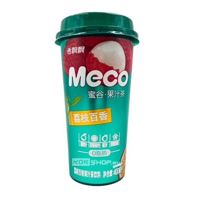 Напиток фруктовый чай Улун со вкусом личи-маракуйя MECO, Китай, 400 мл