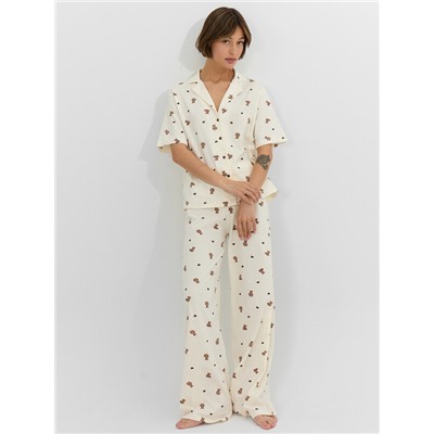 КОМПЛЕКТ ЖЕНСКИЙ (РУБАШКА, БРЮКИ) 592554