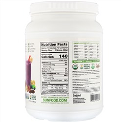 Sunfood, Organic Superfood Smoothie Mix, 1.1 lb (498.9 g)