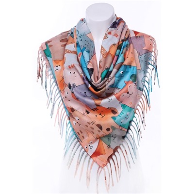 Платок CY2593-1 Кошки