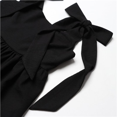 Сарафан женский с лентами MIST Summer time, чёрный, размер 48