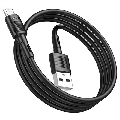 Кабель USB - micro USB Hoco X83 12W 100см 2,4A  (black)