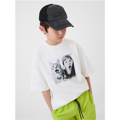 Кепка текстильная джинсовая для мальчиков