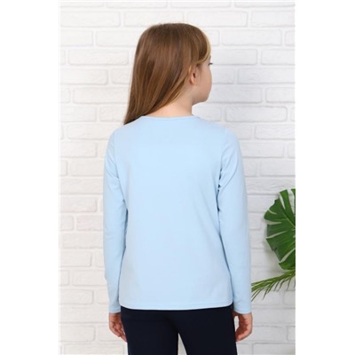 Джемпер Мимоза длинный рукав (Голубой)