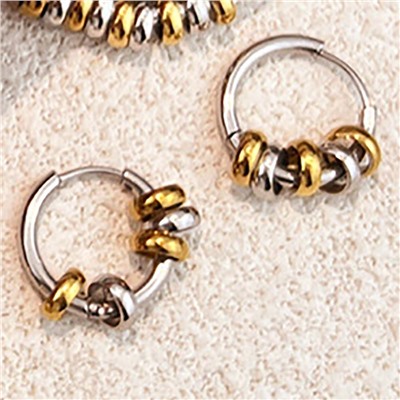 Серьги с замком кольцо арт. 13 5042 (id 289985)