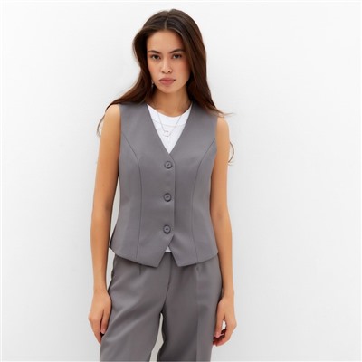 Жилет женский MIST: Classic Collection, размер 50, серый