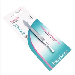 Zinger Пинцет для бровей скошенный / Standard 86079 M, серебристый 726