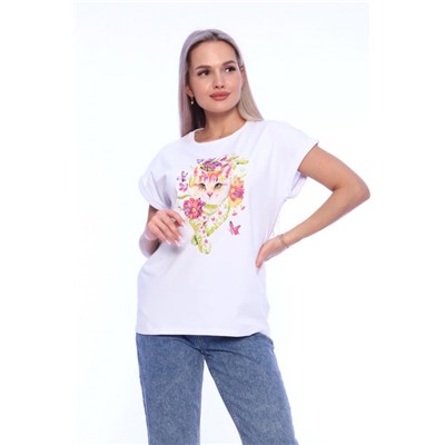 Футболка женская ФЖ063 (Белый)