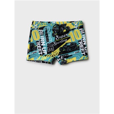 Плавки-шорты трикотажные для мальчиков, средней длины