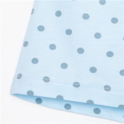 Пижама женская (футболка, шорты) KAFTAN «Горошек», размер 40-42